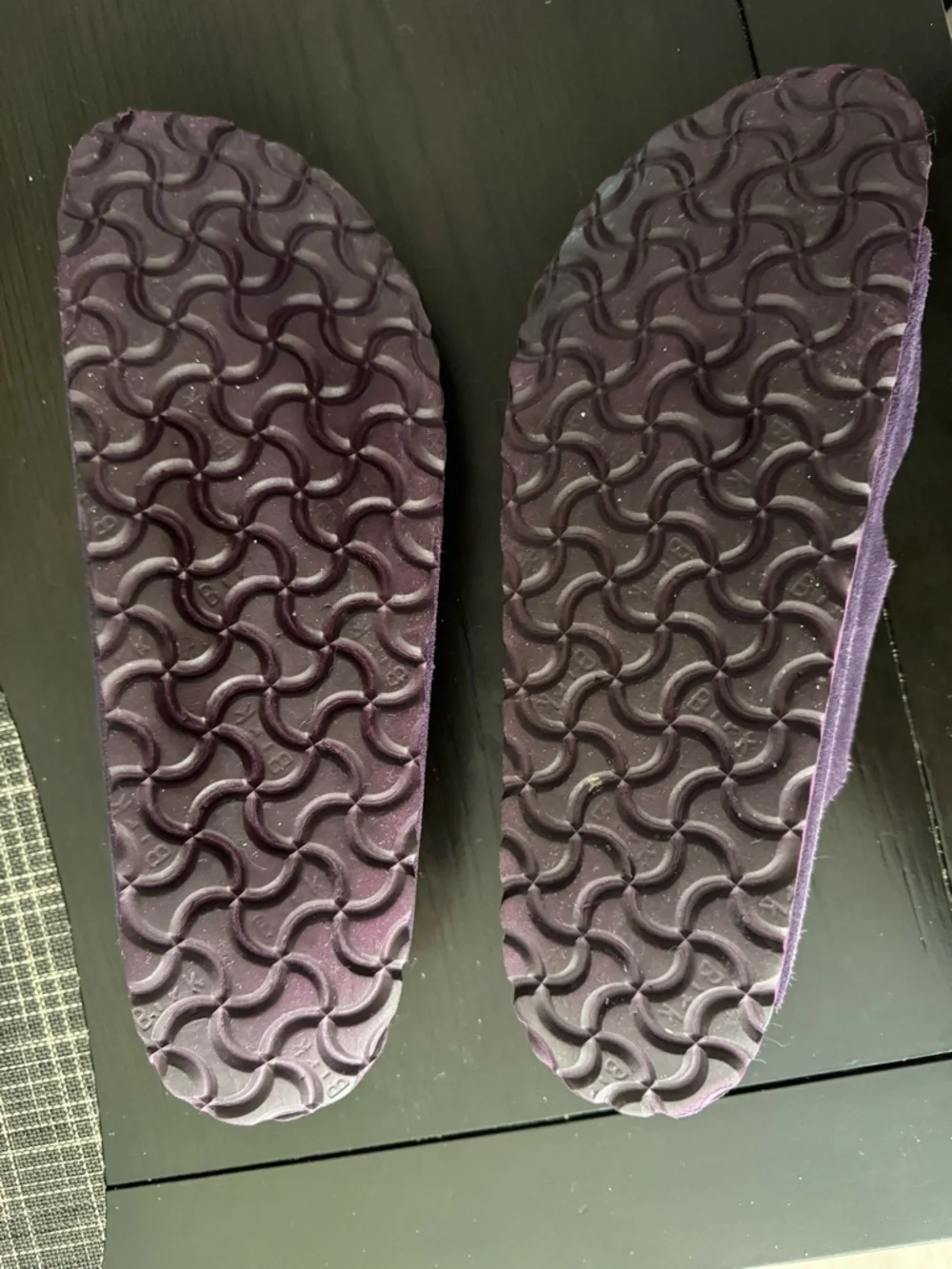 Birkenstock Purple Suede Two-Buckle Arizona 41 (10) - Picture 5 of 15